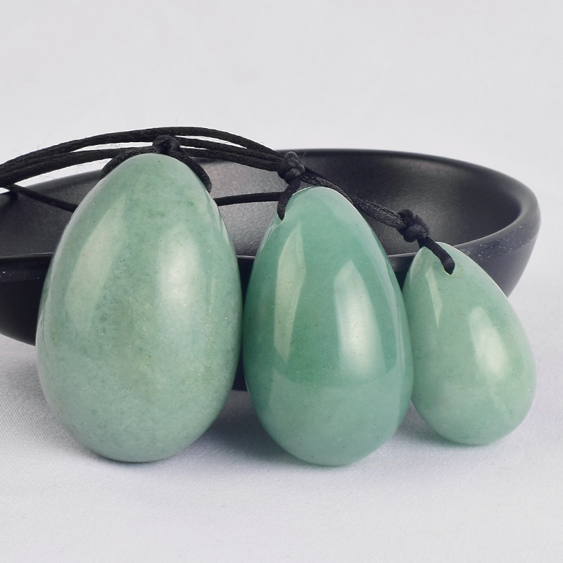 Green Aventurine Jade Yoni Eggs Green Aventurine Massage Kegel Jade Eggs For Women Pc Muscle