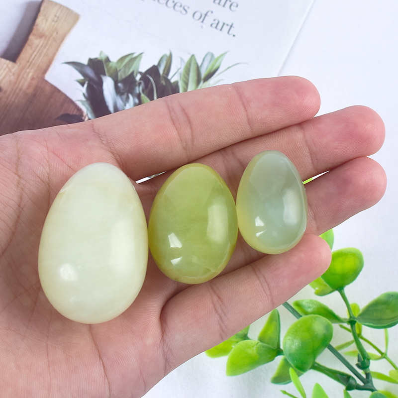 Undrilled Xiuyan Jade Yoni Eggs Massage Jade Egg To Train Pelvic Muscles Kegel Exercise Buy