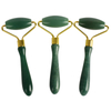 Wholesale Single-end Green Aventurine Roller and Skin Gym Face Facial Roller for Face Massager Tool 