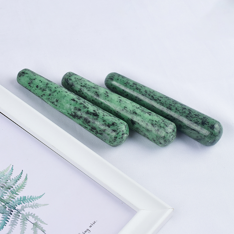 Natural Ruby Zoisite Wand Massage Wand for Acupuncture Therapy Stick 