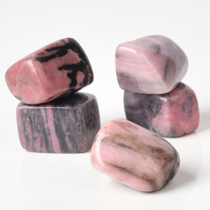 Wholesale Natural Polished Gemstone Rhodonite Tumbled Stones Healing Stone Sale