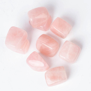 Wholesale Rose Quartz Tumbled Stone Natural Polished Gemstone Healing Chakra Stone